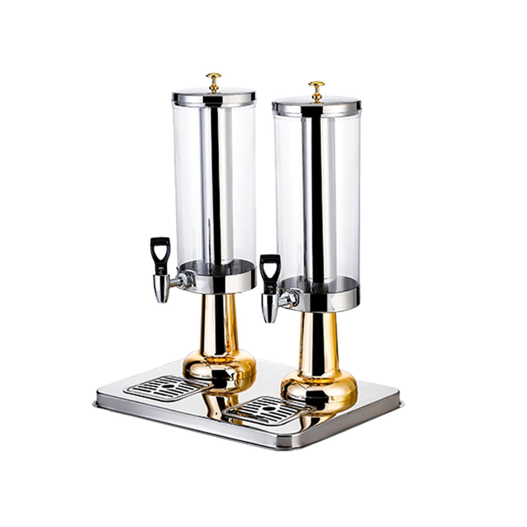 Dispensador de bebidas de acero inoxidable con grifo para bebidas, capacidad de 6 litros, ideal para el hogar y fiestas