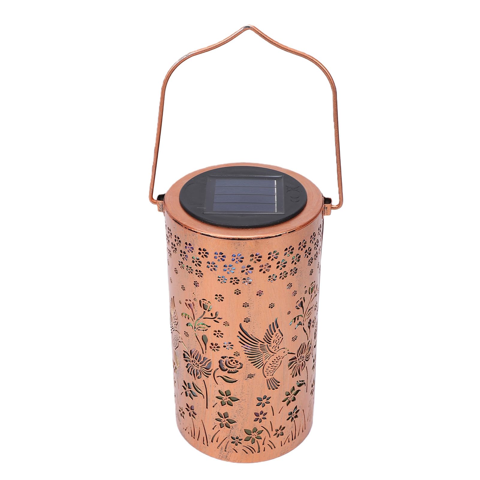Lanterne solaire colorée pour extérieur étanche avec effets ombres fleurs - 7