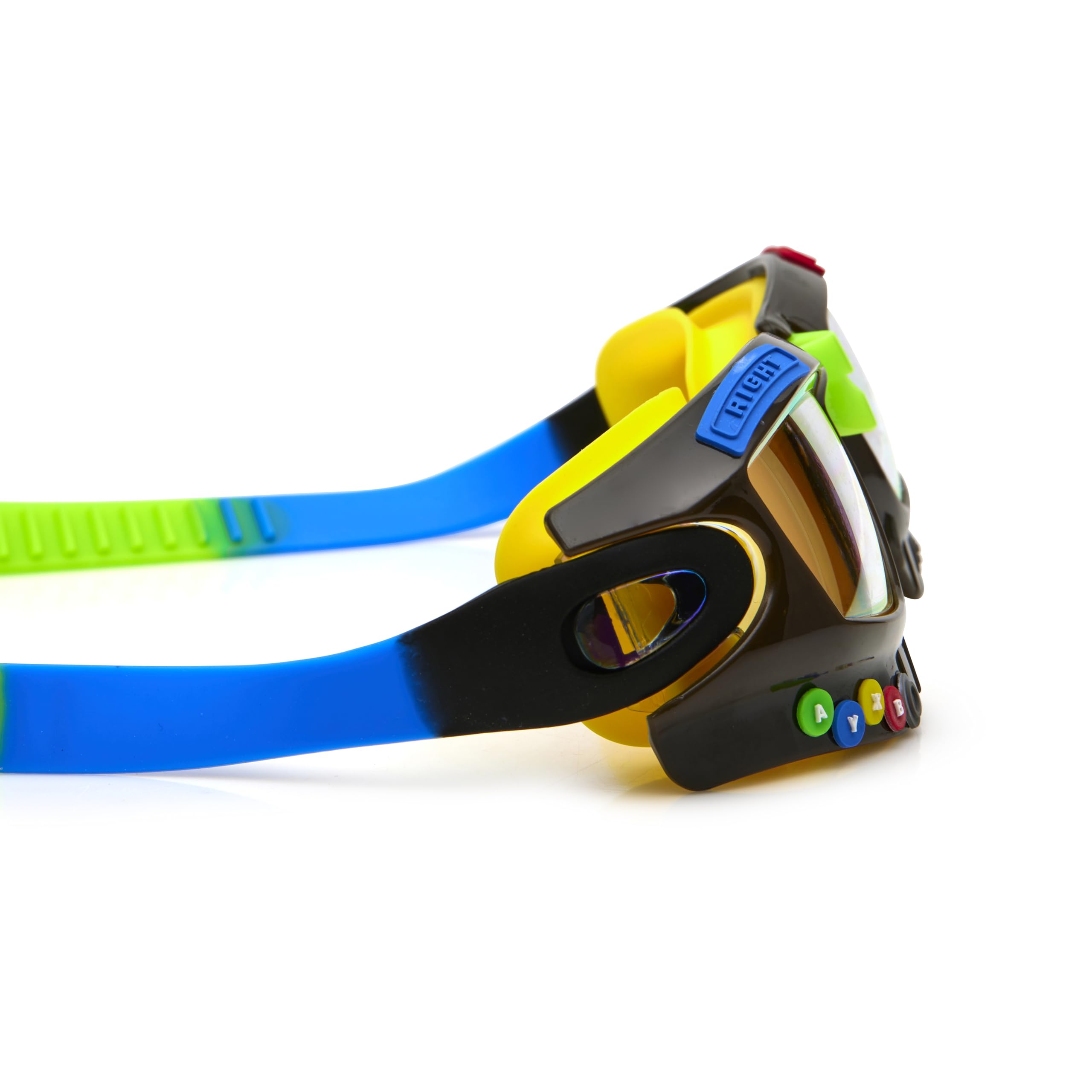 Bling2O - GAMER Jet Black, Gogle pływackie dla dzieci powyżej 6 lat