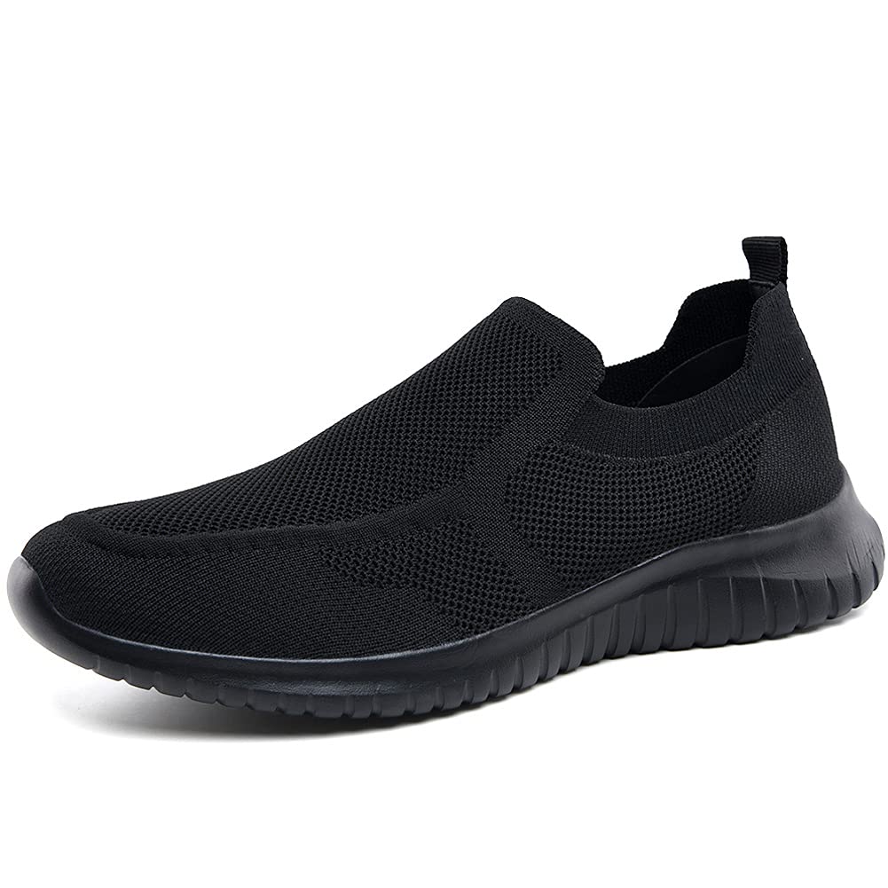 konhill Mens Breathable Tennis Shoes - Walking Casual Slip on Athletic Sneakers