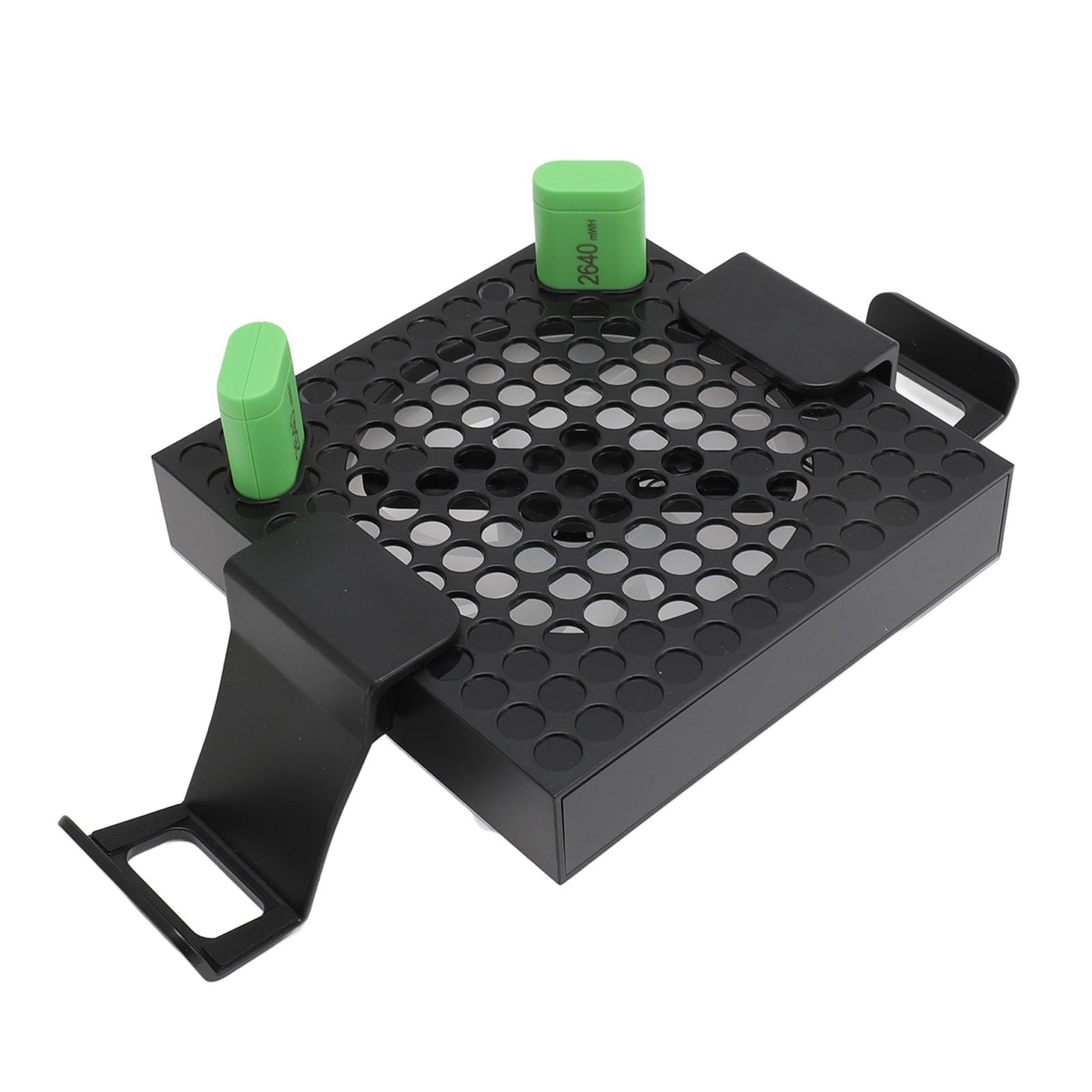Generic Ventola di Raffreddamento per SERIES X S Velocità Regolabile con Visualizzazione della Temperatura in Tempo Reale per L'impostazione del Gioco - Luci Colorate, Materiale ABS