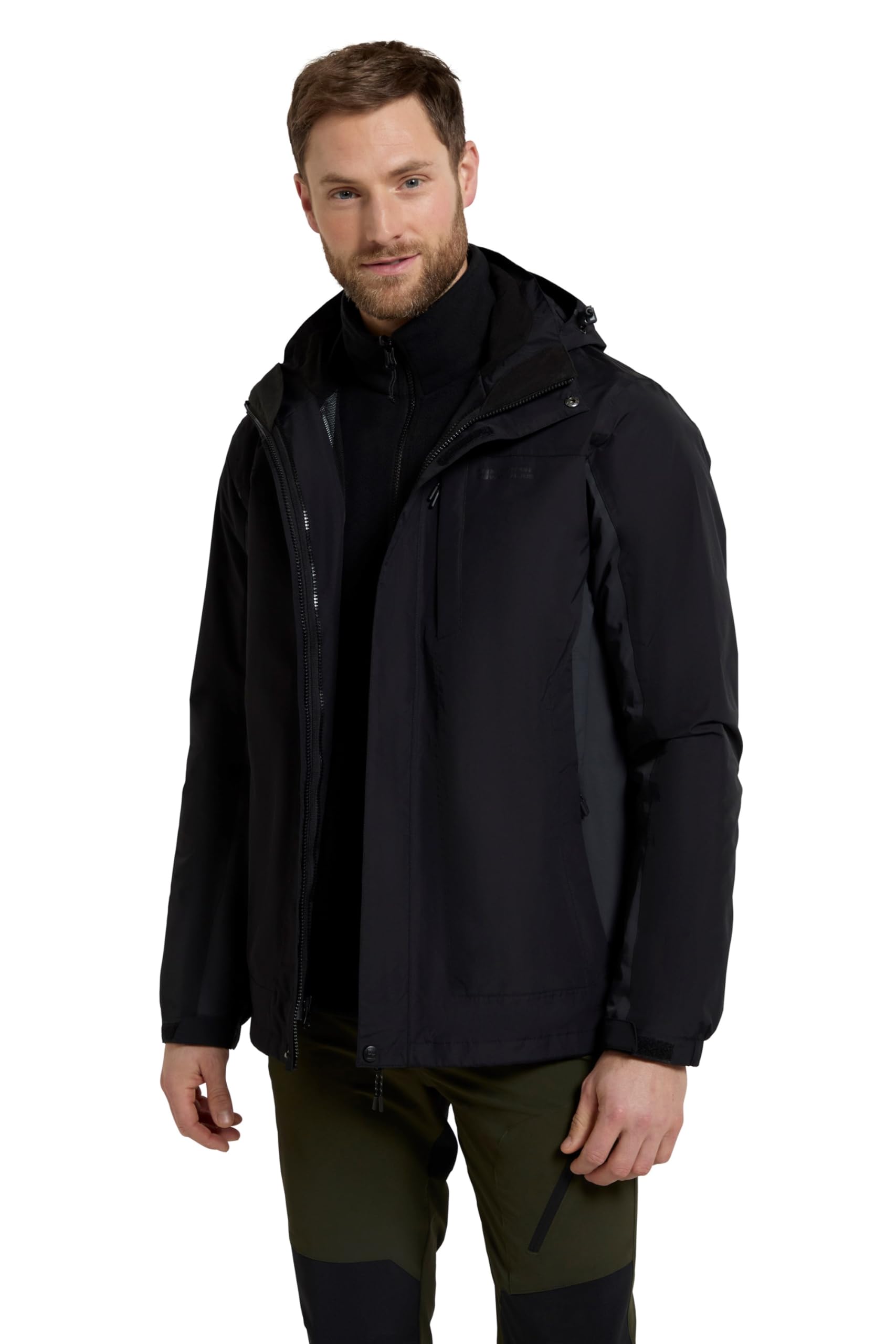 Thunderstorm Mens 3 in 1 Waterproof Jacket - Grey