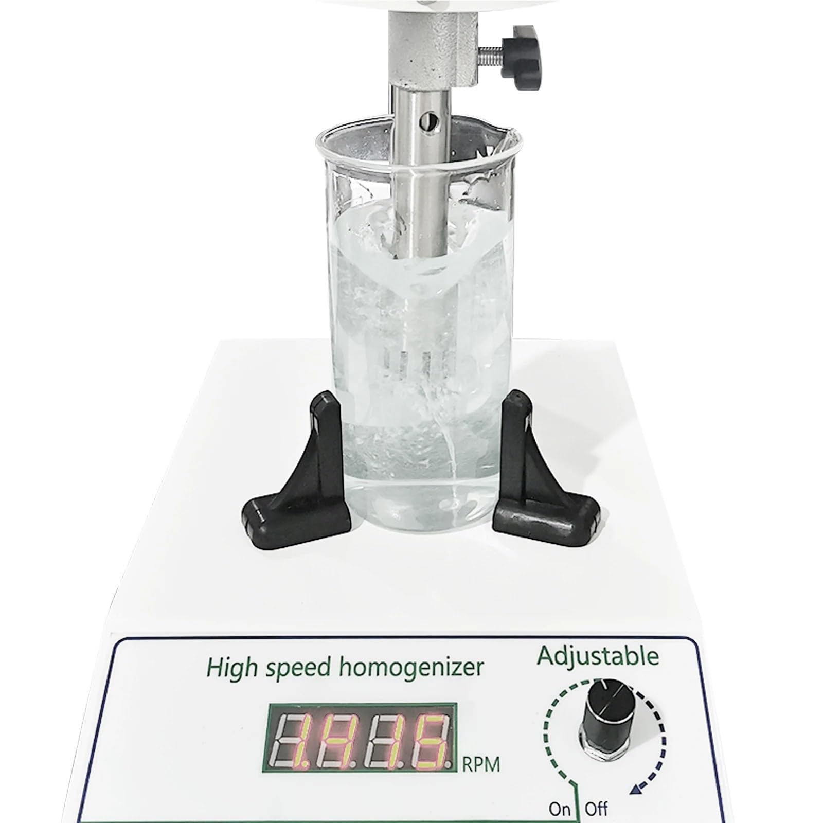 Ultraschall-Homogenisator, Hochgeschwindigkeitshomogenisator, 8000–22000 U/min, stufenlos einstellbare Geschwindigkeit, for 5–1000 ml Labordispergierer, Dispersionsmischer