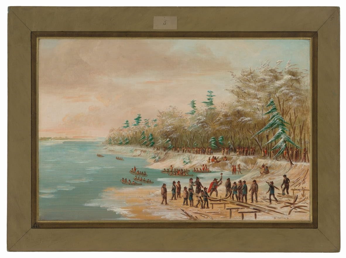 Tableaux Graffiti Art Mural George Catlin Impression Poster 60x90cm