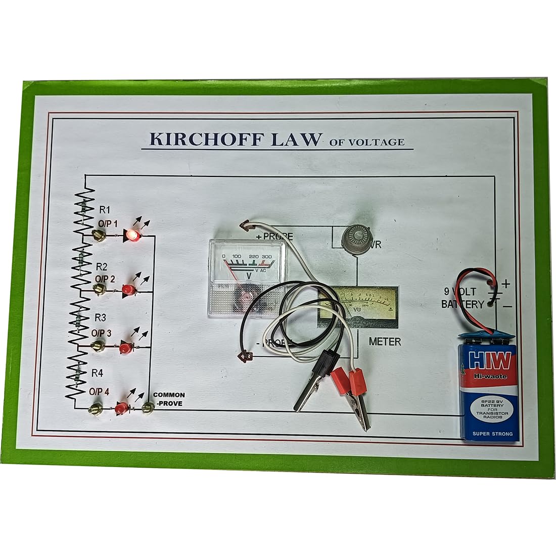 Generic Kirchhoff's Voltage Law Science Project Kit - High School & College Students