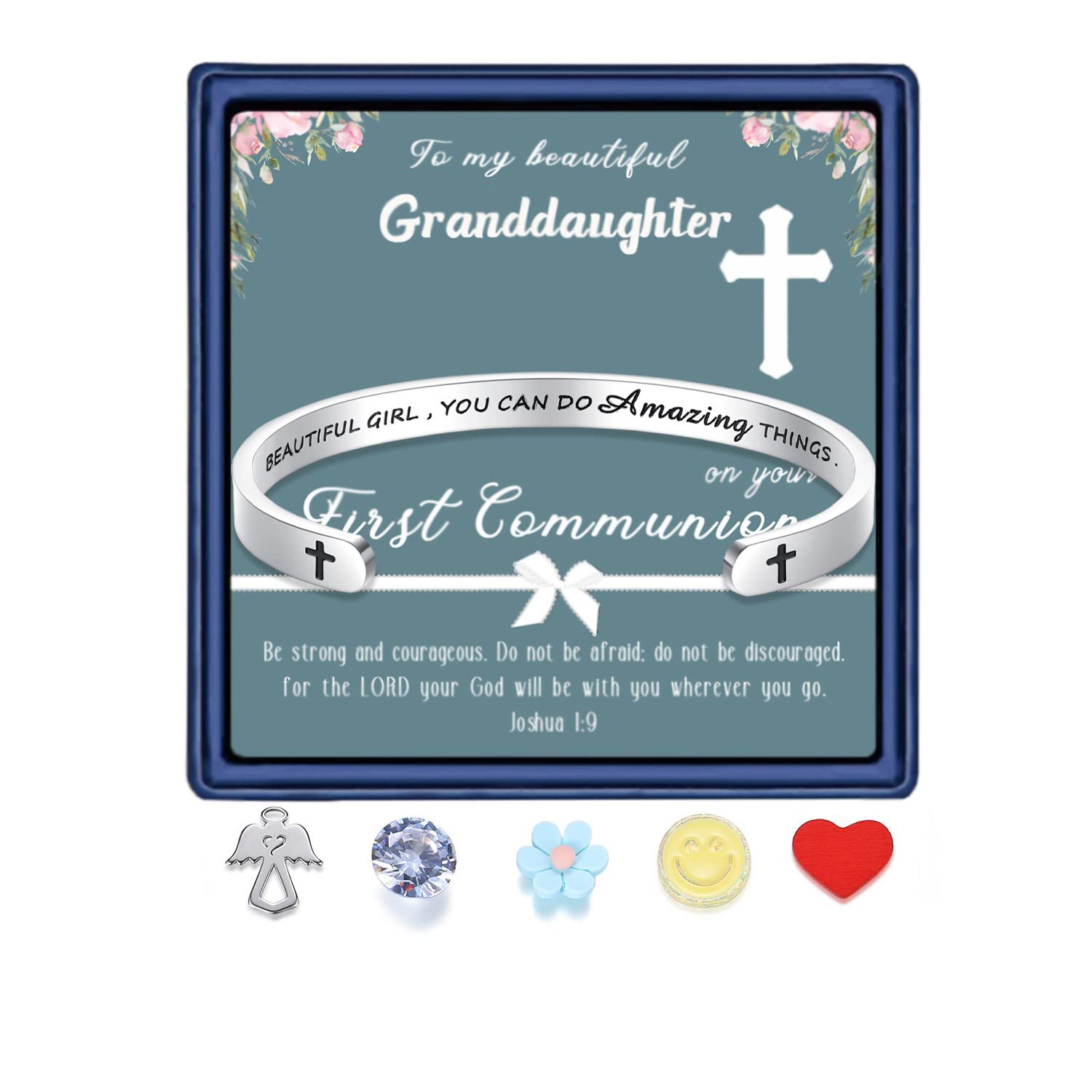 SAM &amp; LORI Confirmation Gifts/First Communion Gifts-Bracelet for Goddaughter Daughter Niece Granddaughter