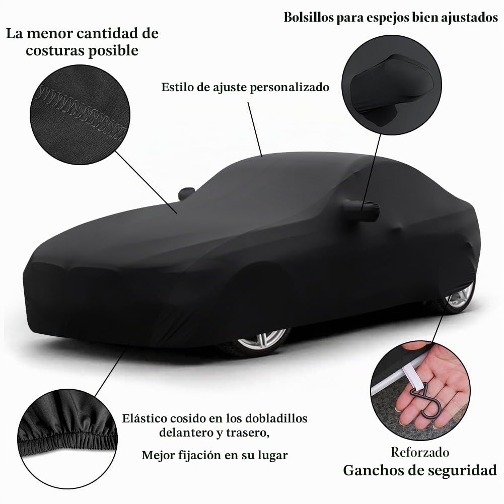 Funda de coche deportivo para interiores, protección completa, compatible con BMW Z4/Z4M E85 E86 E89 G29 tela elástica de terciopelo suave, a prueba de polvo, transpirable, antiarrugas, para