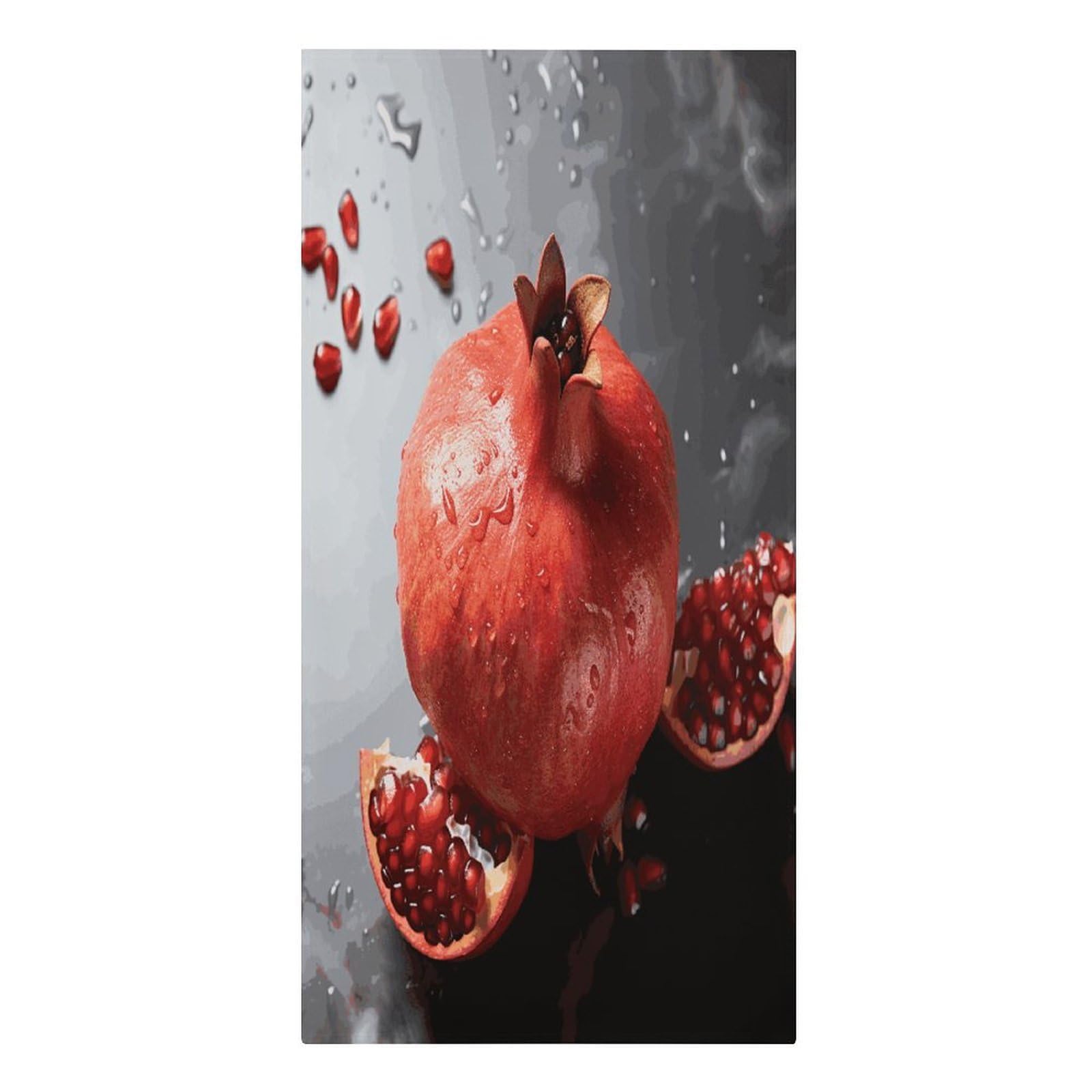 VstaDank Pomegranate Beach Towels 30"x61" Microfiber Super Absorbent Large Bath Towels Cozy Soft Swim Travel Towel Quick Dry Thin Pool Towel Beach Accessories for Outdoor Adult