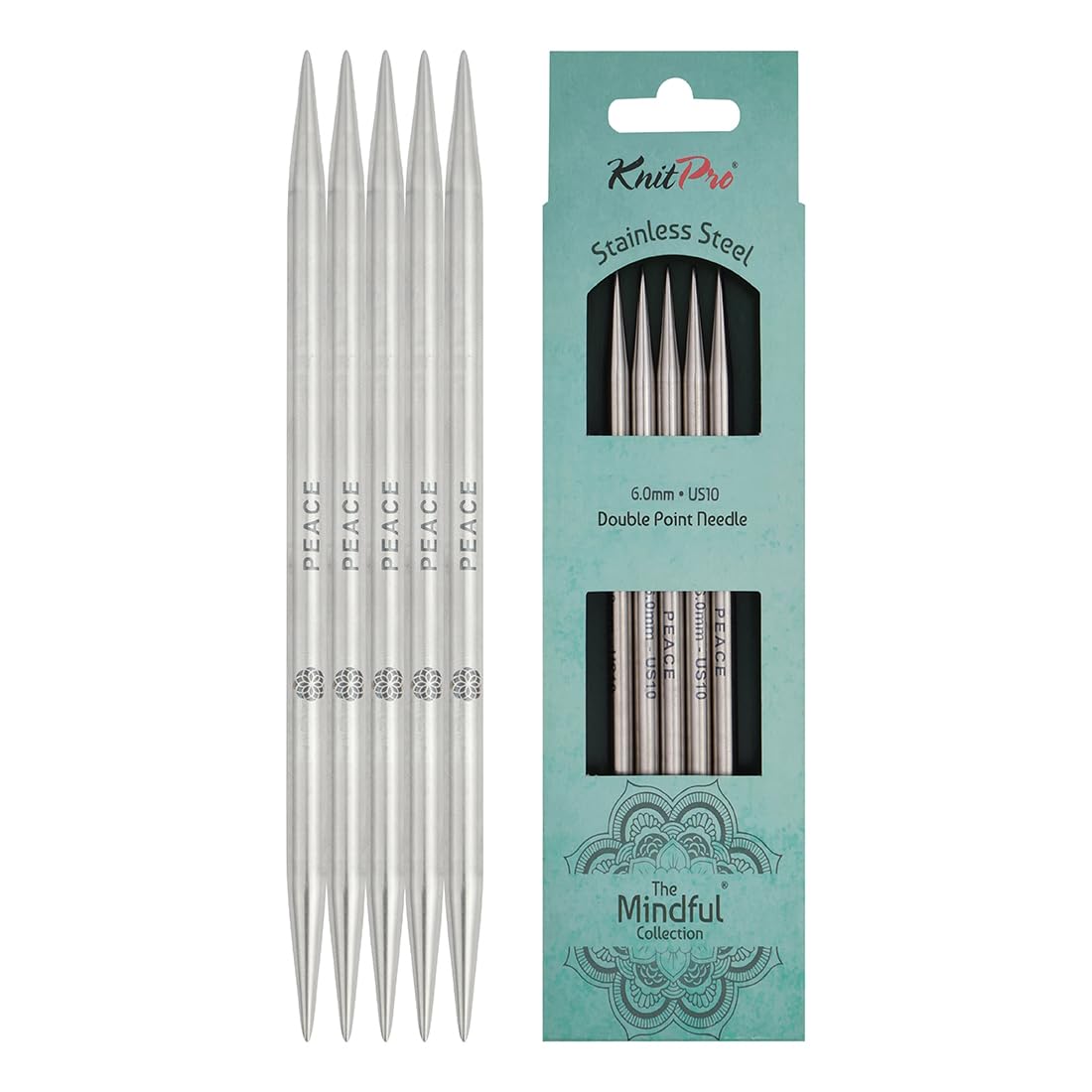 KnitPro The Mindful Collection Double Pointed Needles 8" (20cm) | Size 6mm