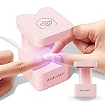 Modelones Mini UV Light for Gel Nails, Small Cure Lamp, Flash Cure for Gel x Nails, LED Portable USB for Fast Curing, Pink