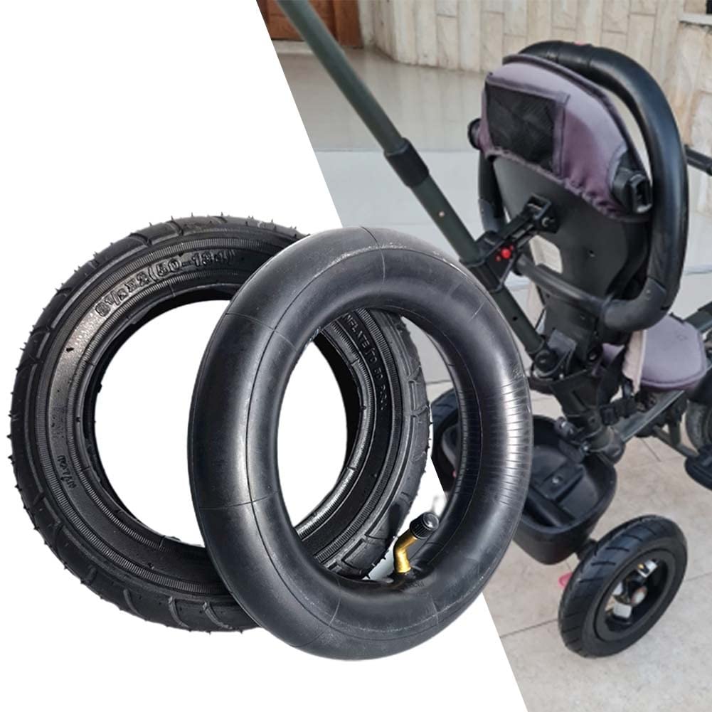 HpLive Neumático y tubo interior para cochecito de bebé 8 1/2 x 2 (50-134) Neumático y tubo interior adecuado para cochecitos, carretilla y scooter eléctrico