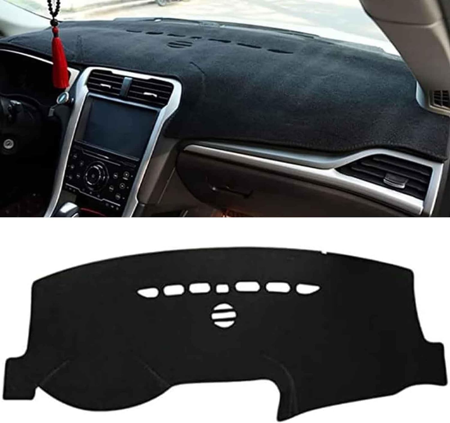Housse Tableau Bord pour Ford Mondeo MK5 2014-2019, Accessoires décoratifs d'intérieur Voiture, Tapis Tableau Bord.