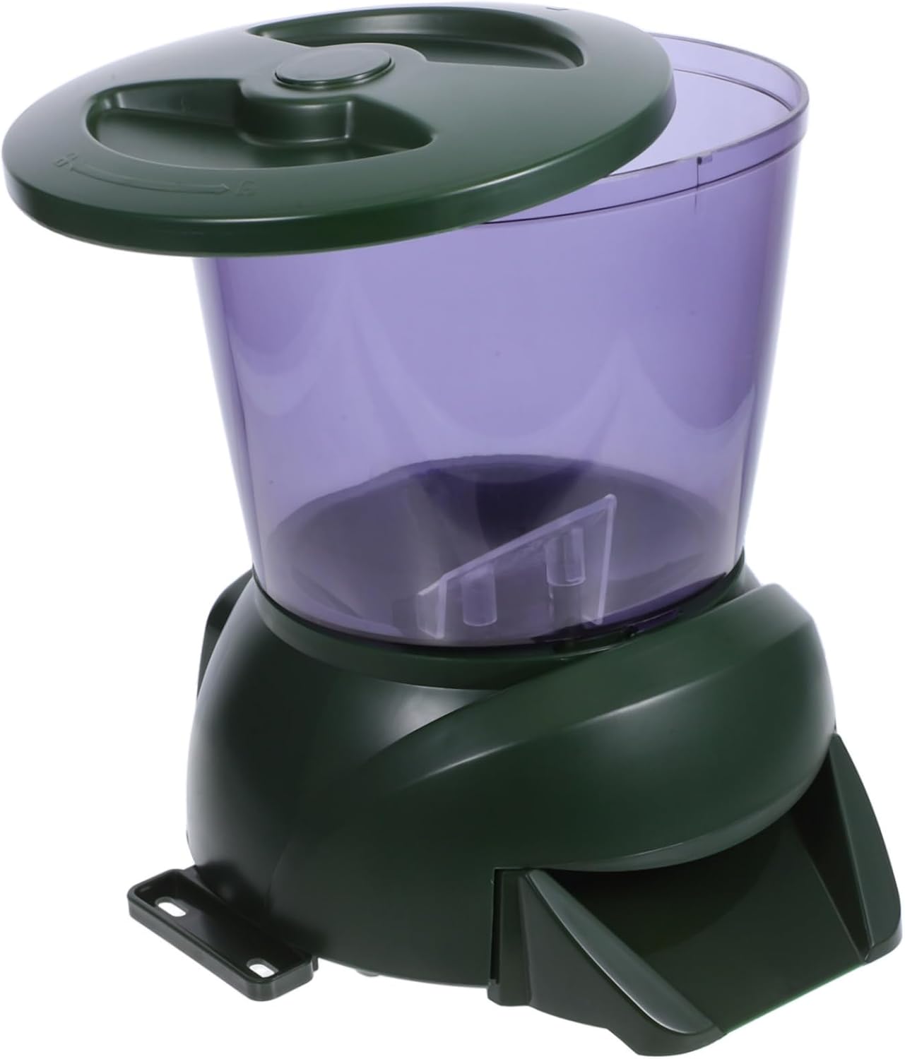 Generic Automatic Fish Feeder for Small Ponds and Aquariums Large Capacity Pellet Food Dispenser with LCD Display Timing and Ration Control Water-Resistant Fish Tank Accessory Battery Not