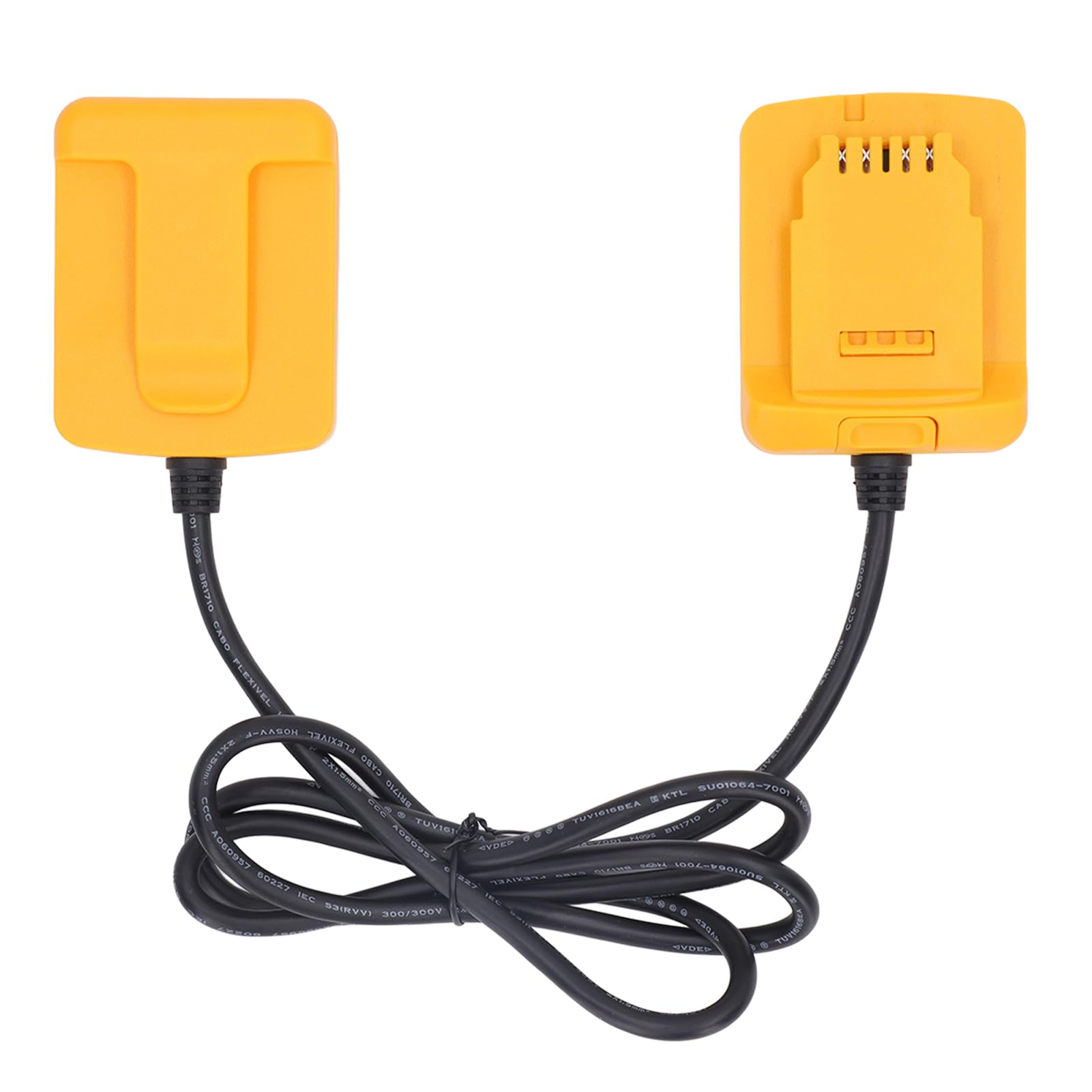 Adaptador de batería de 18V con cable largo de 1.6m para mayor alcance en el taller