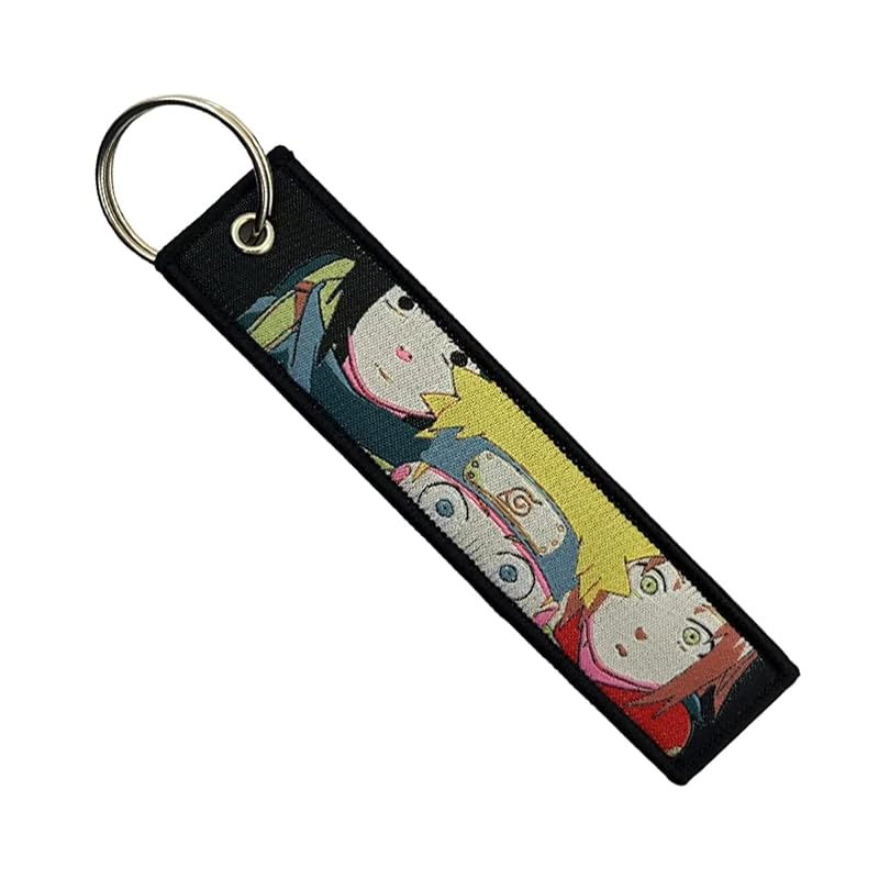 Chaveiro para Motocicleta Anime Jet Tag Bordado Gearcatweel KN-03, 1 unidade