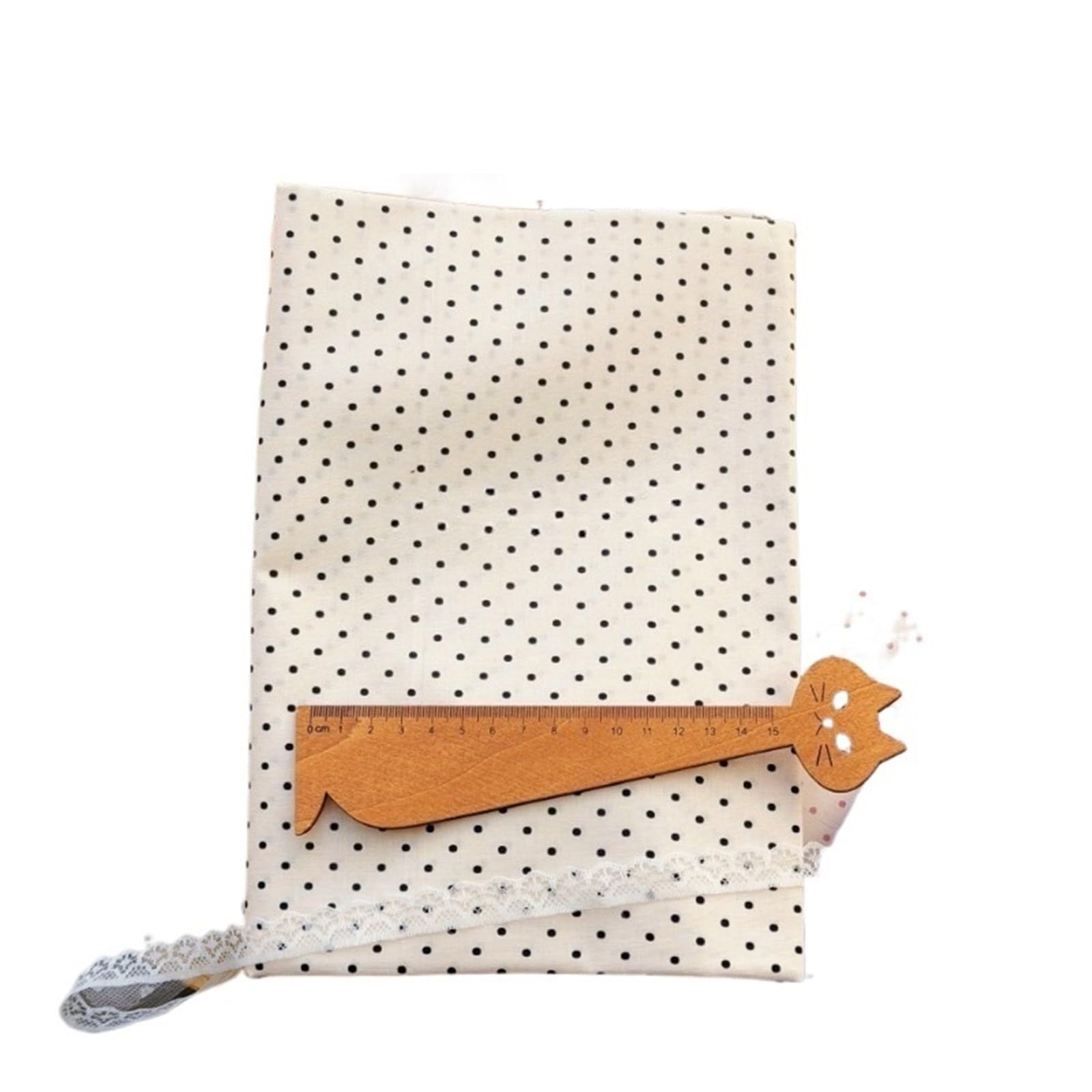 Tela de lunares Tela estampada de lunares algodón, 0,2 cm, tela puntos pequeños coloridos for costura DIY, ropa, vestido, Material funda sofá,5/1/2M(Color5,100X145cm)