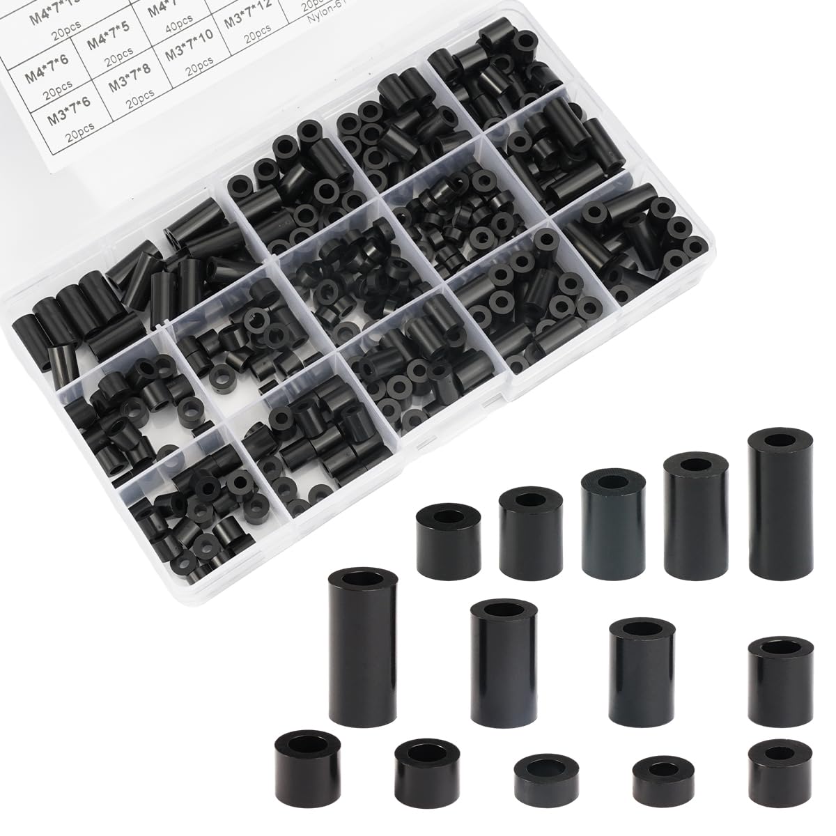 4 Distanziatori Rotondi M16 In Acciaio Inossidabile - 16x22x10 Mm, Non Filettati, Per Viti E Bulloni