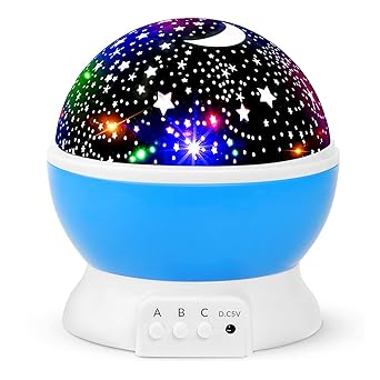 REFULGIX Star Master Projector with 360 Degree Rotating 4 Mode Sky Night Lamp Kids Best Birthday Gift for Girls/Boys 2-8 Year Old Night Bulb, Pack of 1