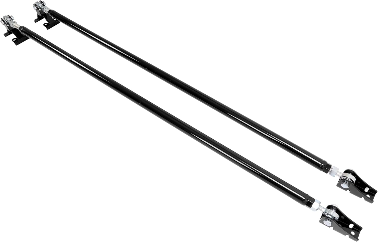 Traction Tie Bars Compatible with 2001-2010 Chevrolet Silverado GMC Sierra 2500HD 3500HD Steel Black Powder Coated