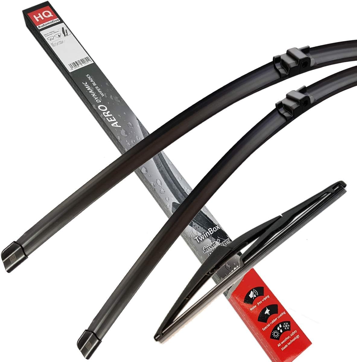 HQ AUTOMOTIVE Windscreen Wipers Wiper Blades Fit VW California, Caravelle, Multivan,Transporter T5 2003-2009