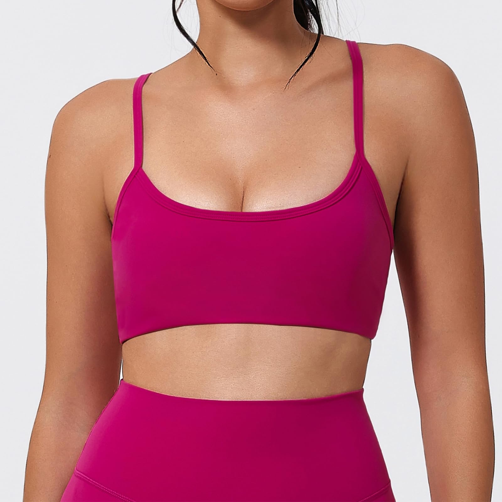 CHENSHI Sujetador Deportivo Mujer De Verano Mujeres Gimnasio Ropa Interior Anti-Shock Back Support Fitness Top Running Respirable Secado Rápido-s-Blue-XL