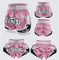 Vista 83 de Fluory - Pantalones cortos de lucha para muay thai, shorts de MMA, ropa de entrenamiento para lucha en jaula, grappling, artes marciales, kickboxing