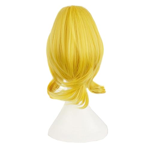 Miniatura 8 de Pelucas MapofBeauty se pueden equipar con pelucas y adornos para el cabello para cosplay negro azul Dark BlueBlack