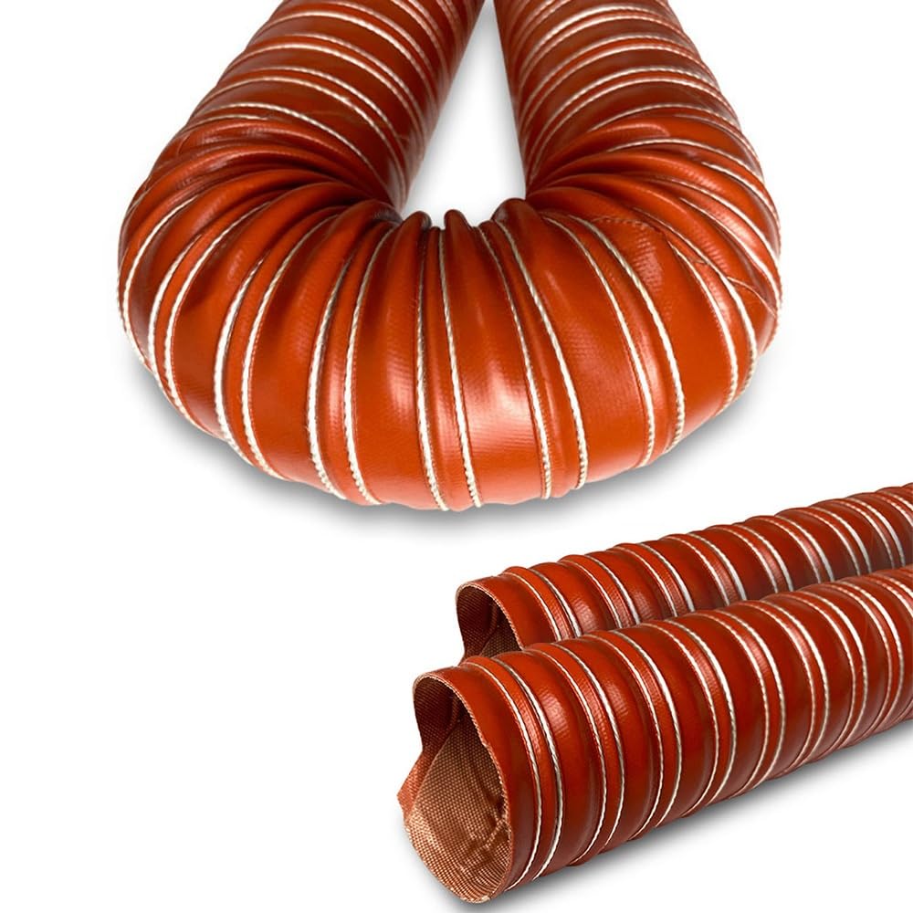 Manguera De Admisión De Aire De Alta Temperatura De Silicona De 25mm 51mm 76mm 89mm 127mm Para Expansión De Gases De Combustión Industriales(70mm(2 3/4"))