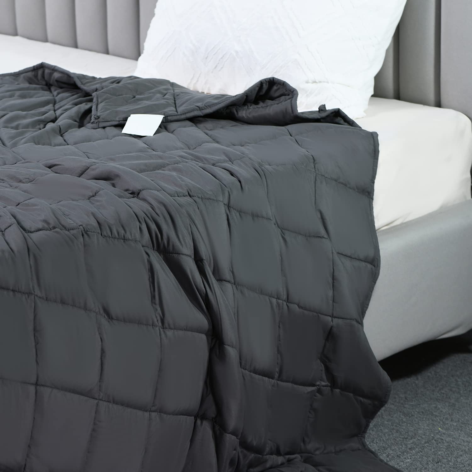 DREAMLANDING Gewichtsdecke Glasperlen Füllung Schwerkraftdecke für Erwachsene Schwere Decke (150 * 200cm,9kg)