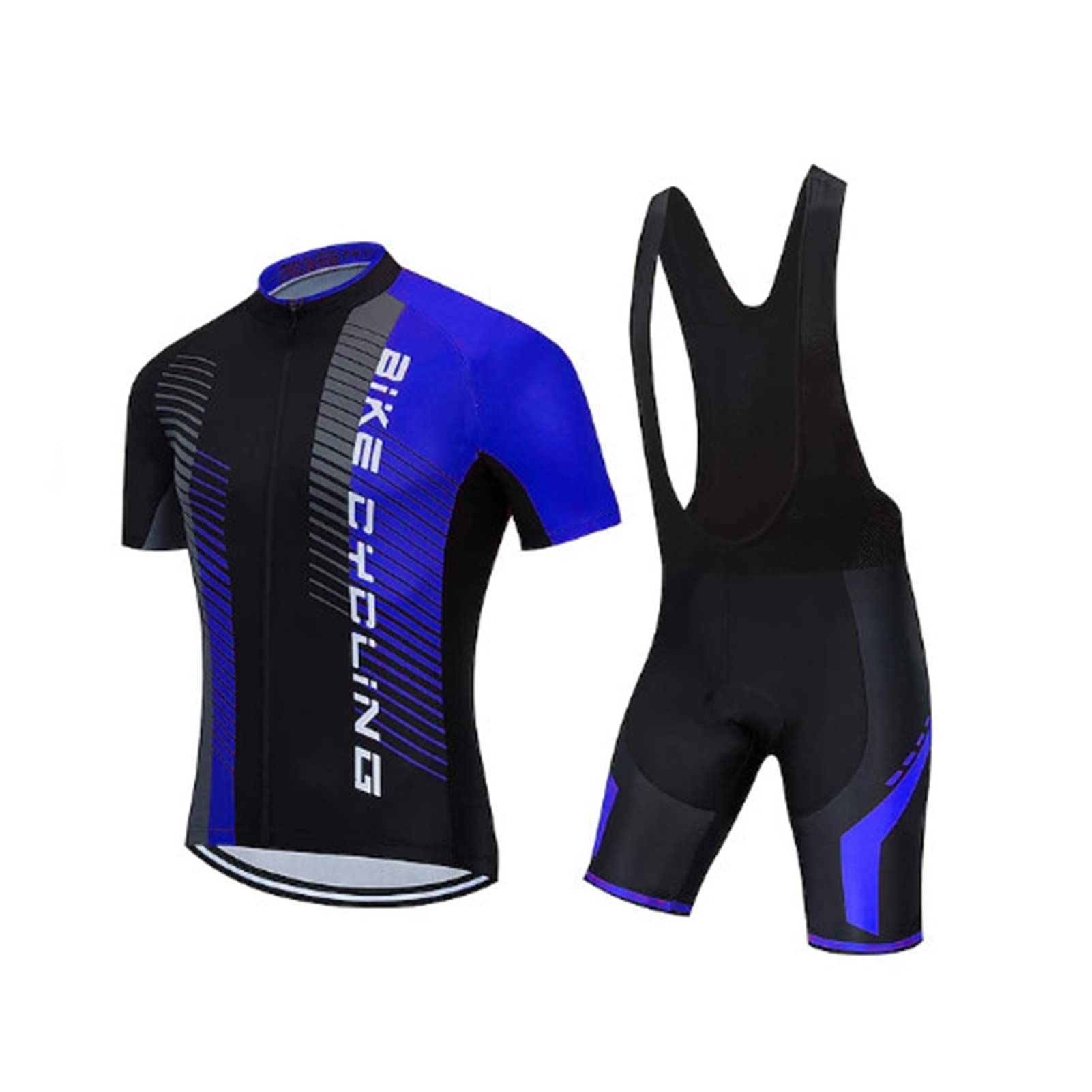 KAISUN Maillot Ciclismo Corto de Verano para Hombre, MTB Ciclista Bici Ropa Culote Conjunto Traje Culotte Deportivo, Equipacion Ciclismo Bicicleta de Carretera