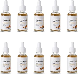 (Most Gifted) 10pcs Turmeric Dark Spot Corrector Serum | Turmeric Oil for Face Dark Spots | Turmeric Repair Serum | Turmeric Dark Spot Remover | Skin Care Moisturizing Repair Serum for Face & Body | 30ml/1.01fl.oz