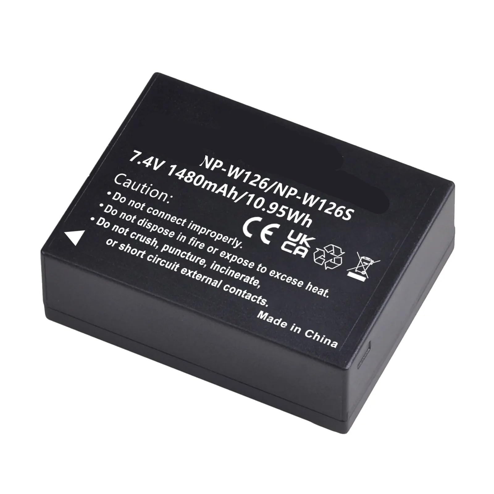 1 pezzo S1480mAh NP-W126 W126 NPW126 HS30EXR HS33EXR X-Pro1 X-E1 X-E2 X-M1 X-A1 X-A2 X-T1 X-T10