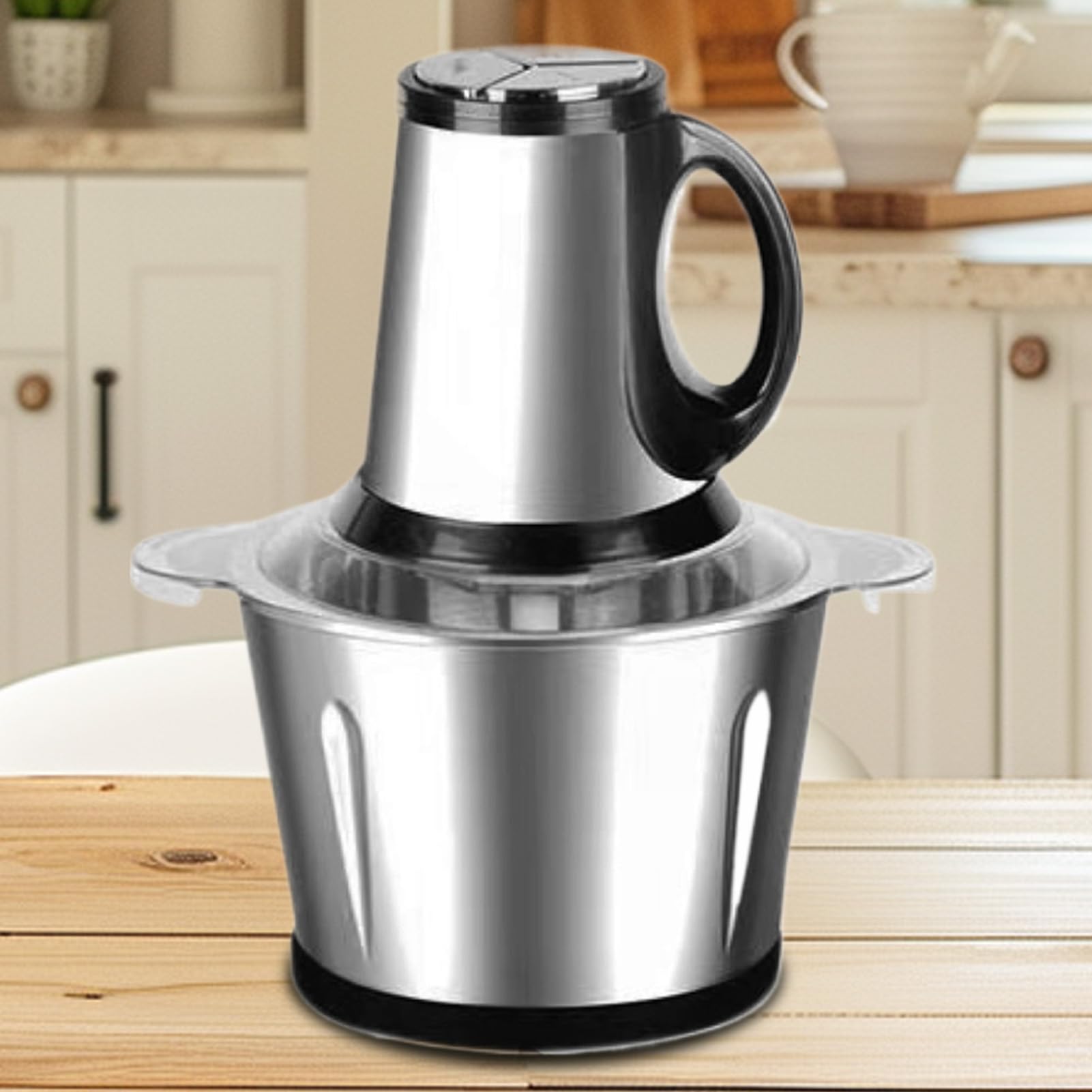 Picadora Eléctrica Para Verduras Acero Inoxidable Portátil Ajo, Frutas