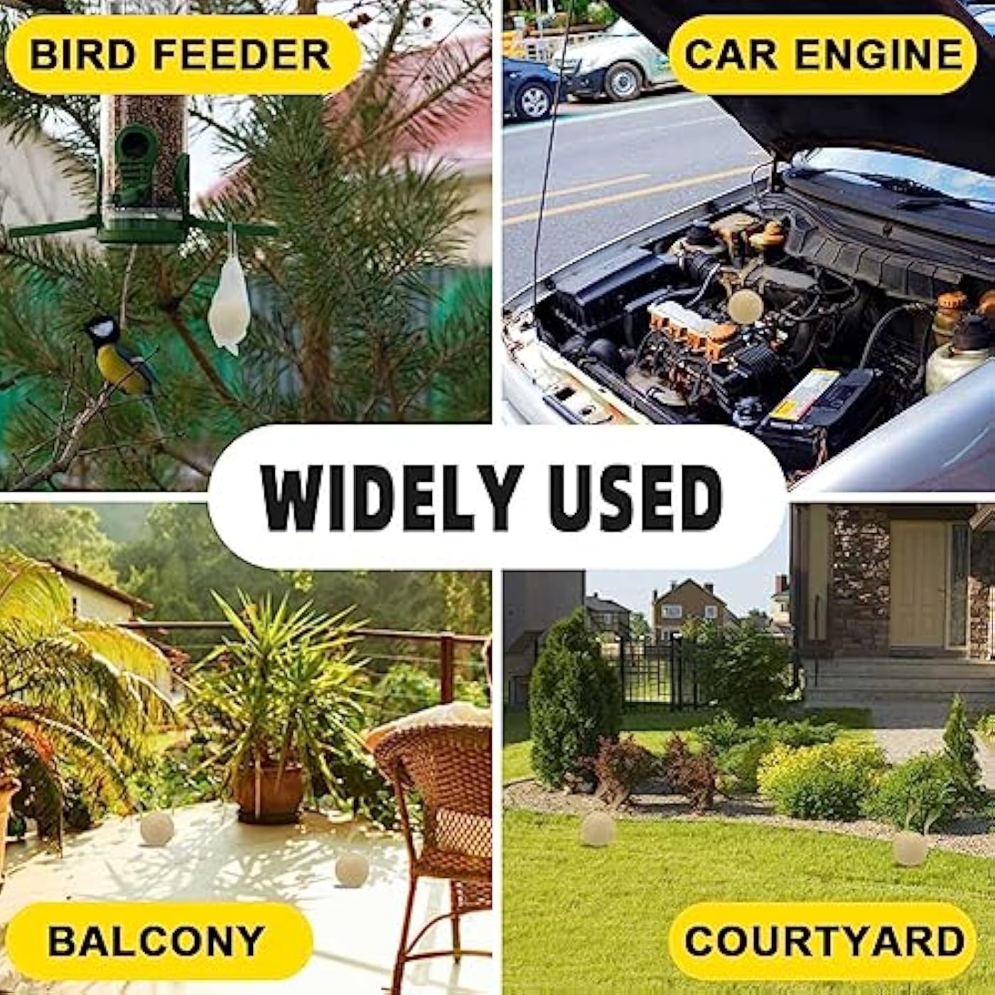 ANEWNICE Squirrel Repellent Outdoor,Rodent Repellent