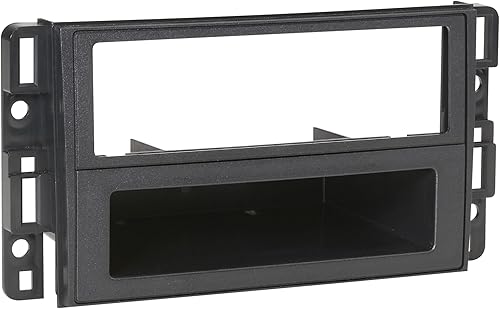 Miniatura 11 de Scosche GM1598B Kit de tablero de instalación de radio de bolsillo doble DIN o DIN simple compatible con vehículos GM seleccionados 2006-2019 -