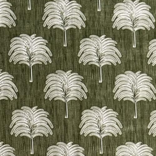 Image of Fashion String Elegant Tree 150 GSM Semi Transparent Eyelet Polyester Window Curtains - 5 Feet, Green (Set of 2)