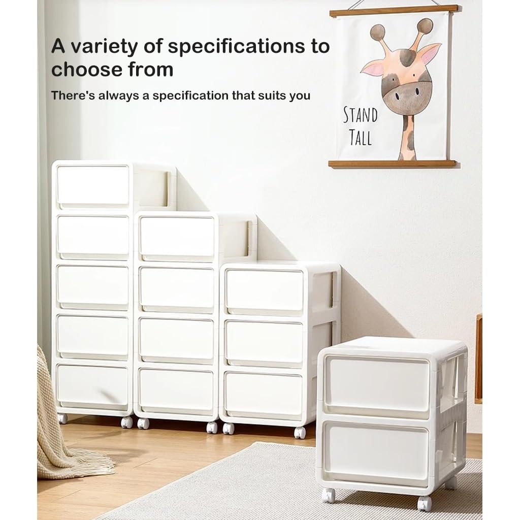 Carrello Multiuso Con Ruote 3 Livelli - Libreria Mobile, Organizer Per Casa/Ufficio, 37x25x71.5cm - Foto 10