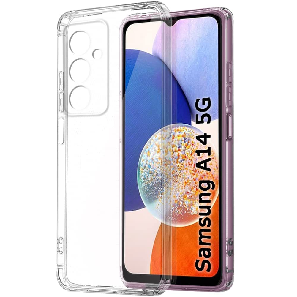 Amazon Brand- Solimo Basic Case for Samsung Galaxy 5G,A14 4G (Silicone_Clear) (B0BX6VKH23) Amazon Price History, Amazon Price Tracker