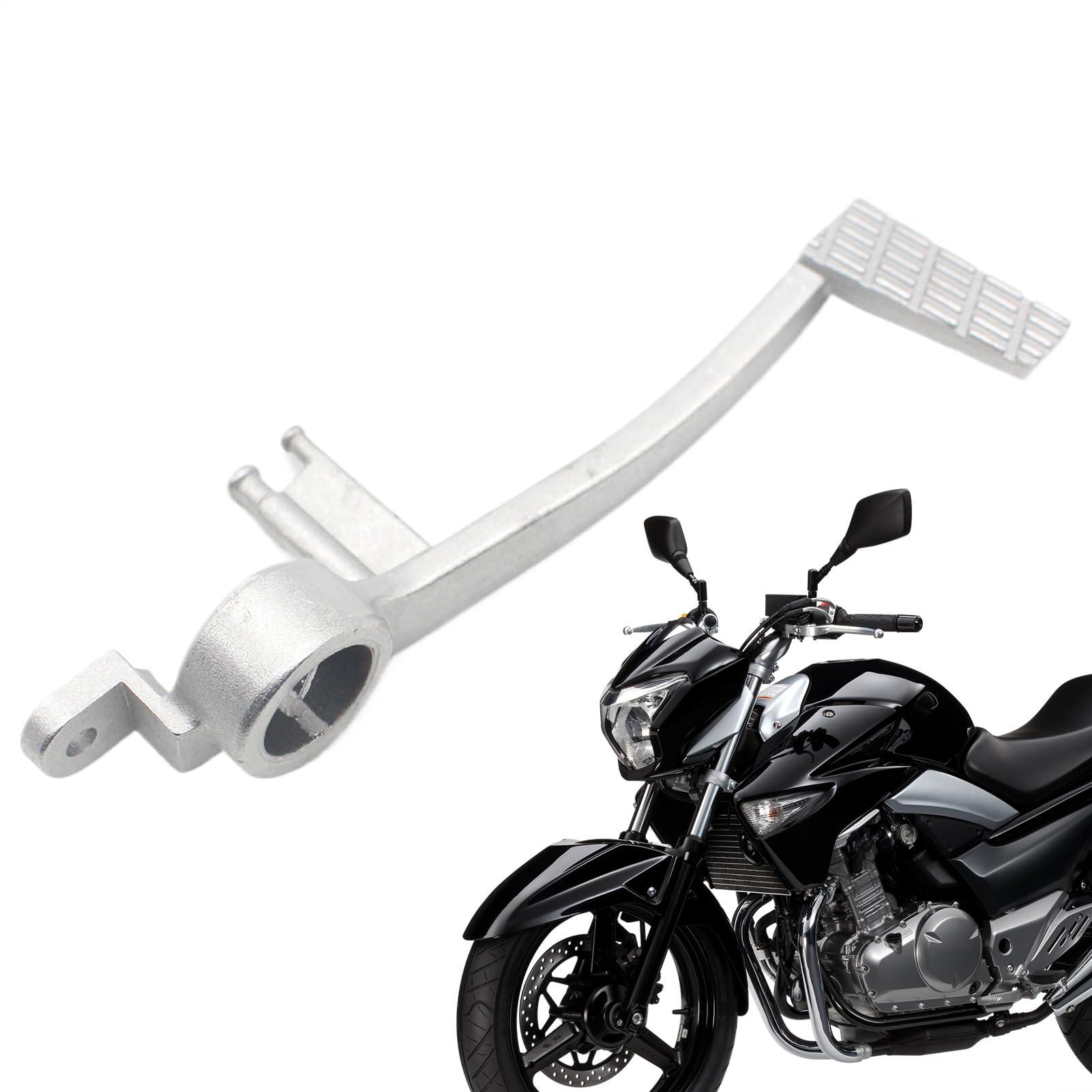 Bras de commande de frein antidérapant en métal pour moto de course - 8
