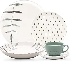 Oxford Aparelho De Jantar 30 Peças Flat Samambaia