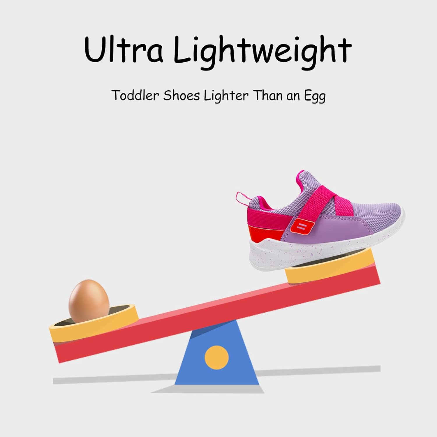 SKYWHEEL Toddler Tennis Shoes Boys Girls Barefoot Slip On Shoes Kids Lightweight Breathable Sports Sneakers for Walking Running - Image 8