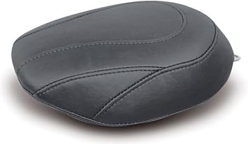 Mustang Motorcycle Seats 76569 Low Tripper Passenger Seat for Harley-Davidson Sportster 2004-21, Original, Black, Width 7"