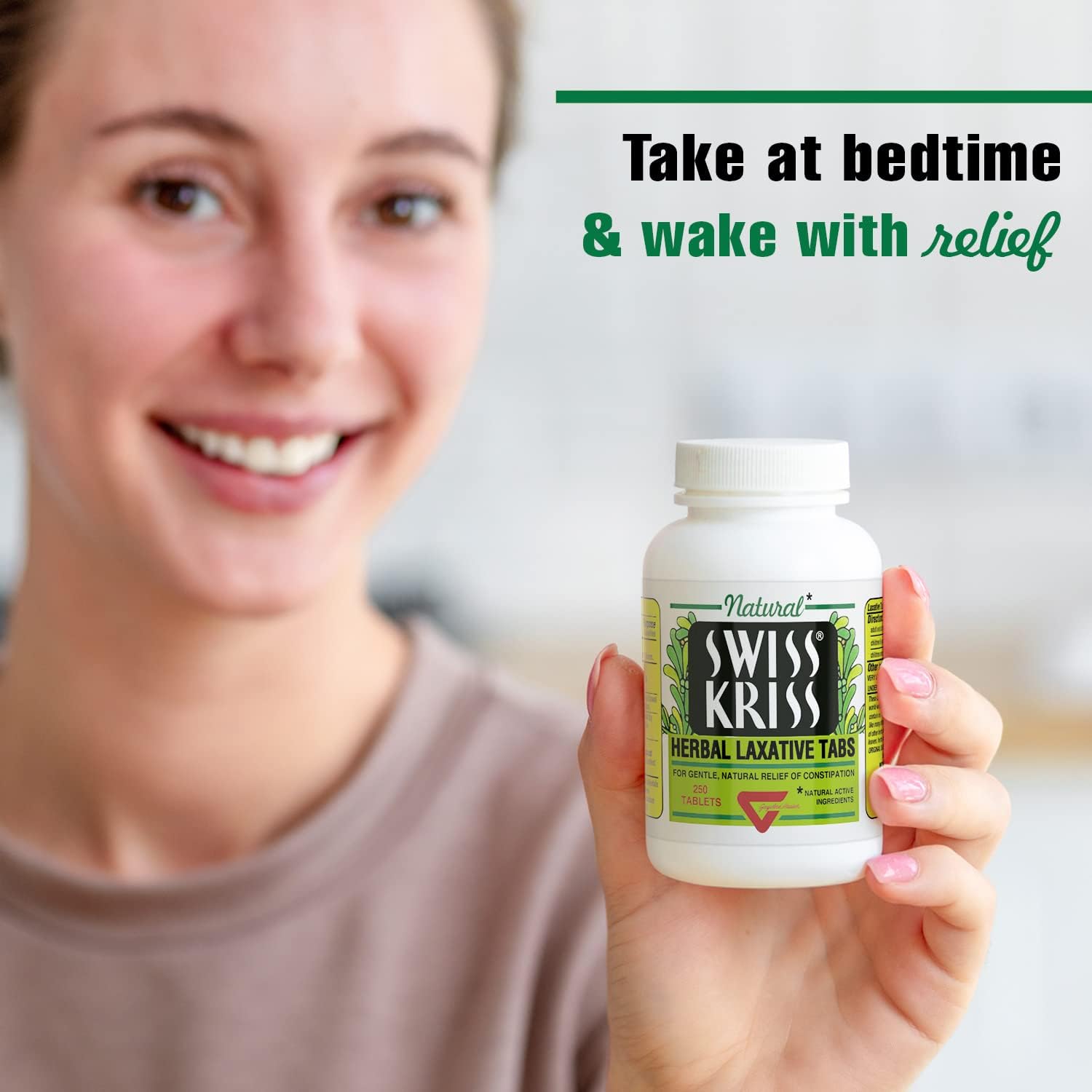 Buy Swiss Kriss Herbal Laxative Tablets, Gentle & Natural Laxatives for