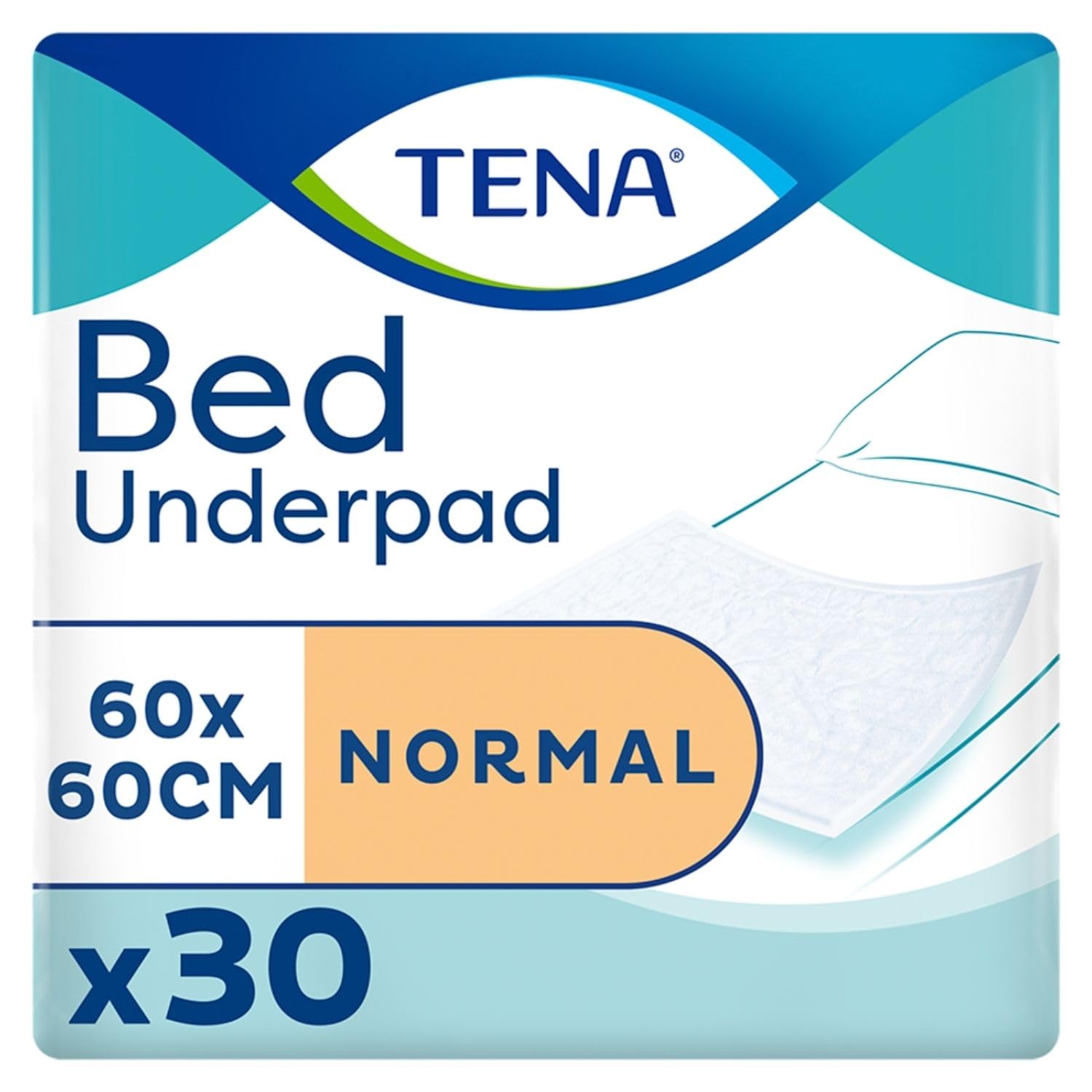 Podkłady chłonne TENA Bed Normal 60x60cm na łóżko krzesło materac 30szt
