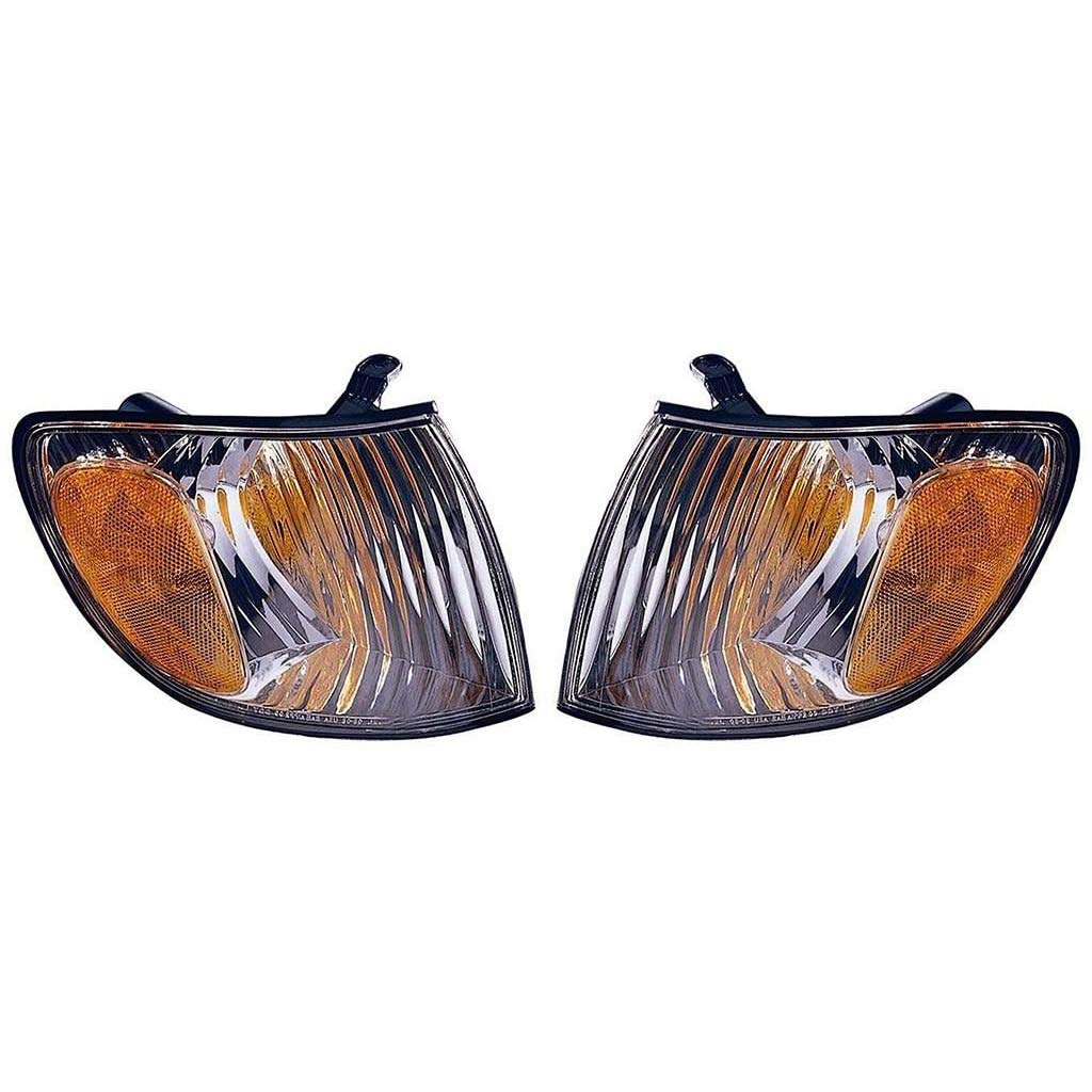 For 2001-2003 Toyota Sienna Driver and Passenger Side Pair Front Signal Light CAPA TO2530138C