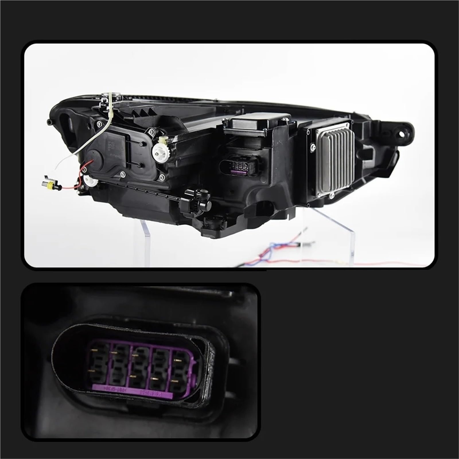 Faro Coche 2 Faros Delanteros LED Para Coche, Actualización De Alta Configuración, Accesorios Lentes Bifocales Para Passat B8 2016 2017 2018 2019 2020 Faros Delanteros