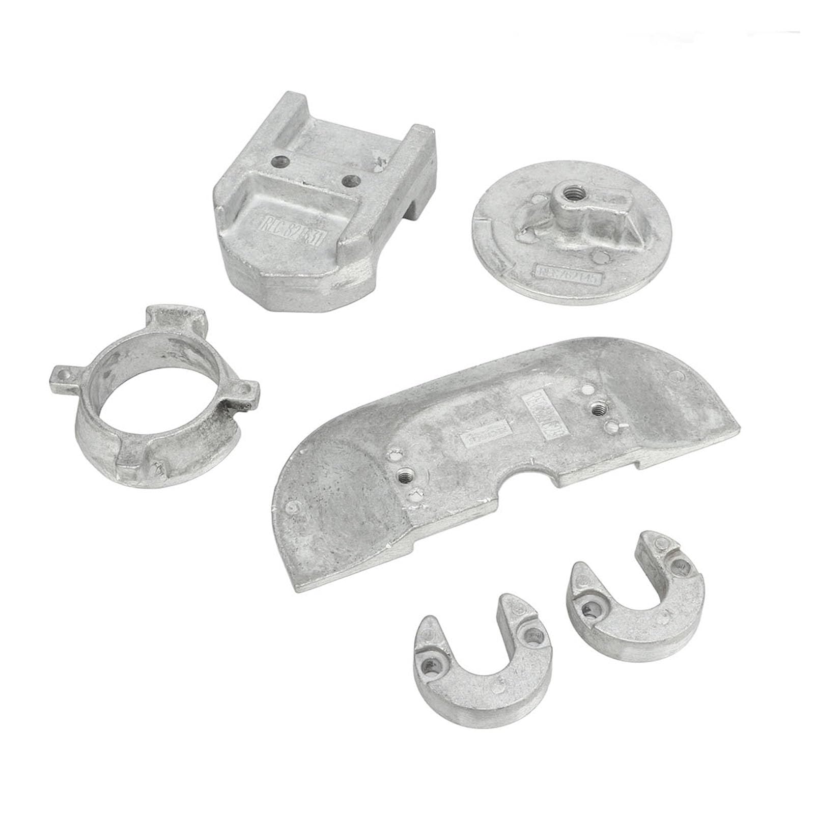 Qqmora Aluminium-Anoden-Kit 888756Q01 Hochfester, Rostfreier Marine-Anodenschutz für Mercruiser Alpha 1 Generation 2 Z-Antriebe von 1991 Bis Heute