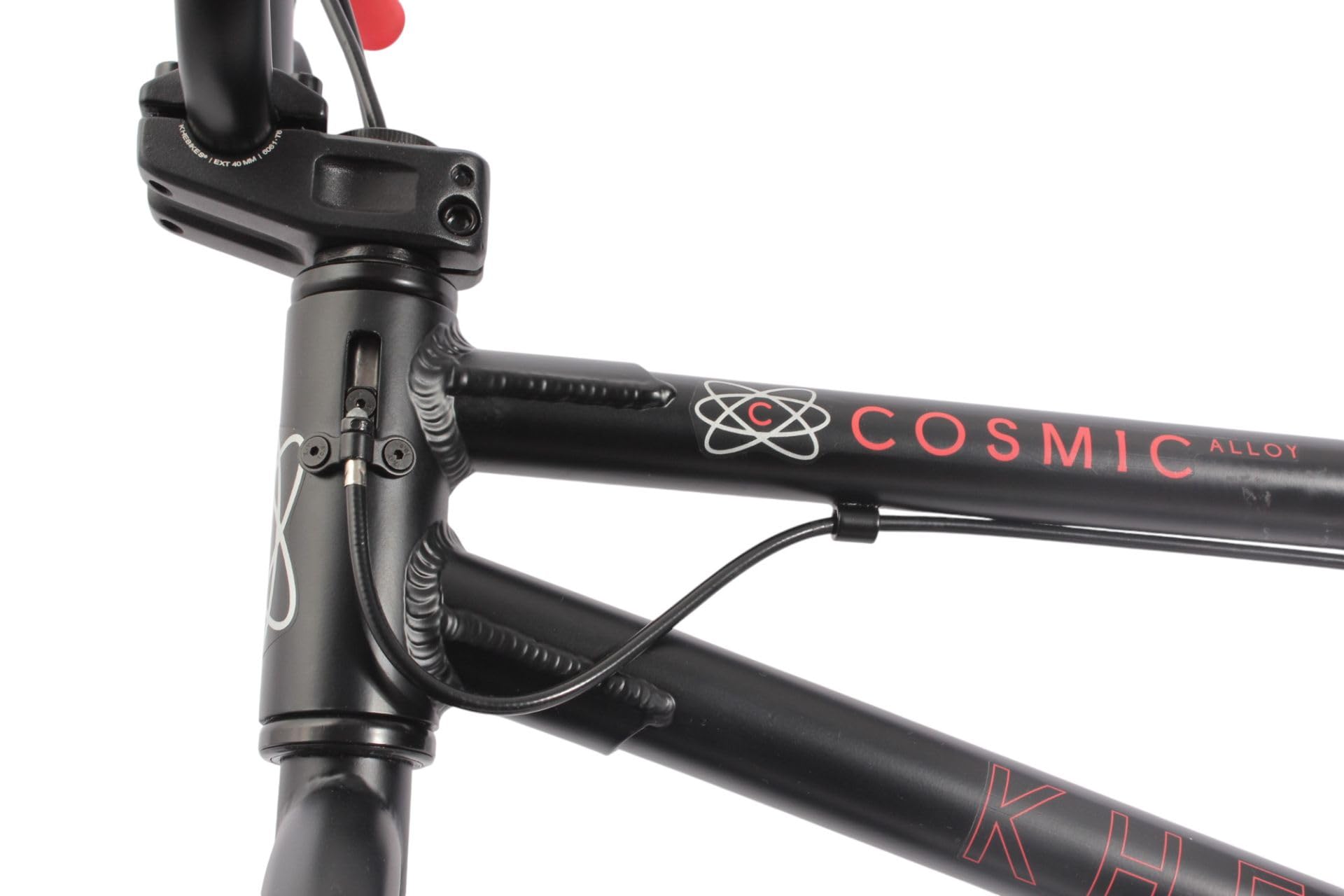 KHEbikes KHE Cosmic AL 20" BMX – Alluminio BMX Freestyle Bike 10,6 kg – Affix Rotor – Freni a V anteriori e posteriori – Pneumatici Acme 2.40 – nero opaco – per conducente 135 – 170 cm – modello 2025