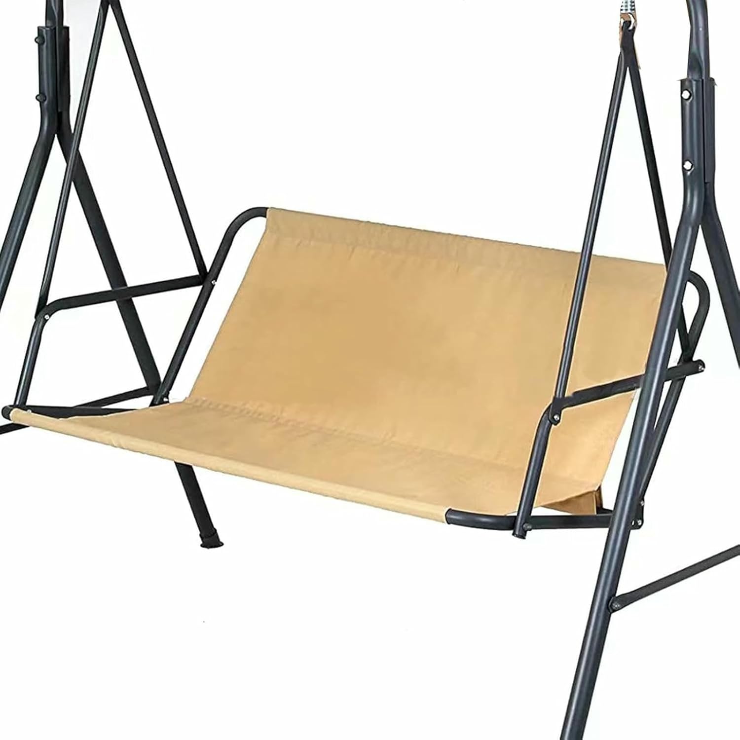 Swing Seat Cover Replacement, 600D Heavy Duty Oxford Waterproof Chair Bench Replacement Cover Outdoor Swing Cushion Cover for 2/3 Seater Patio Garden Swing Chair (Swing not Included)~/