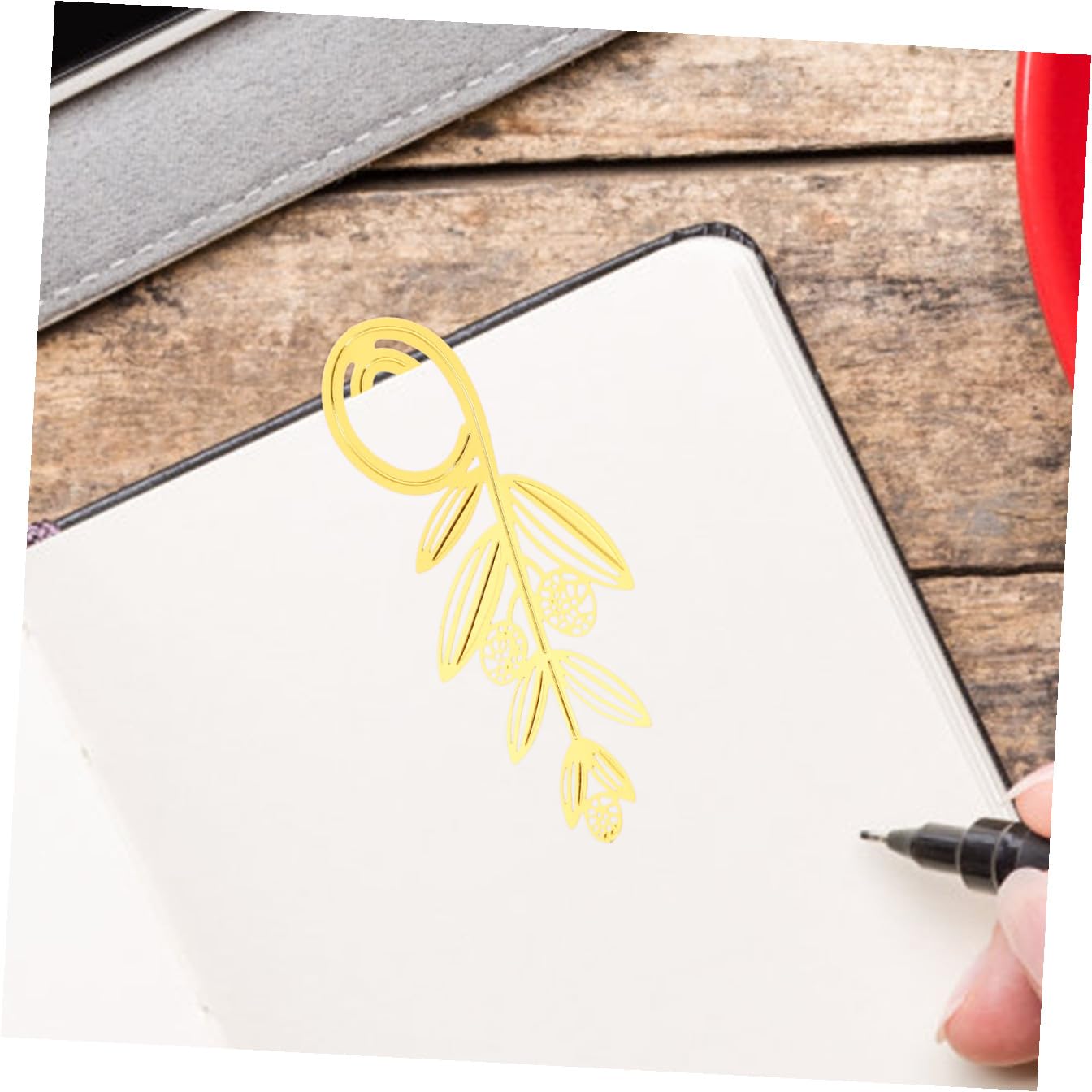 ABOOFAN 50 Pz Decorazione Di Inserti Vegetali Segnalibri Rame Bambino Bello Inserisci La Carta